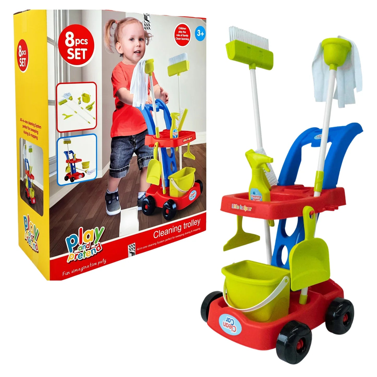 Play & Pretend Cleaning Trolley