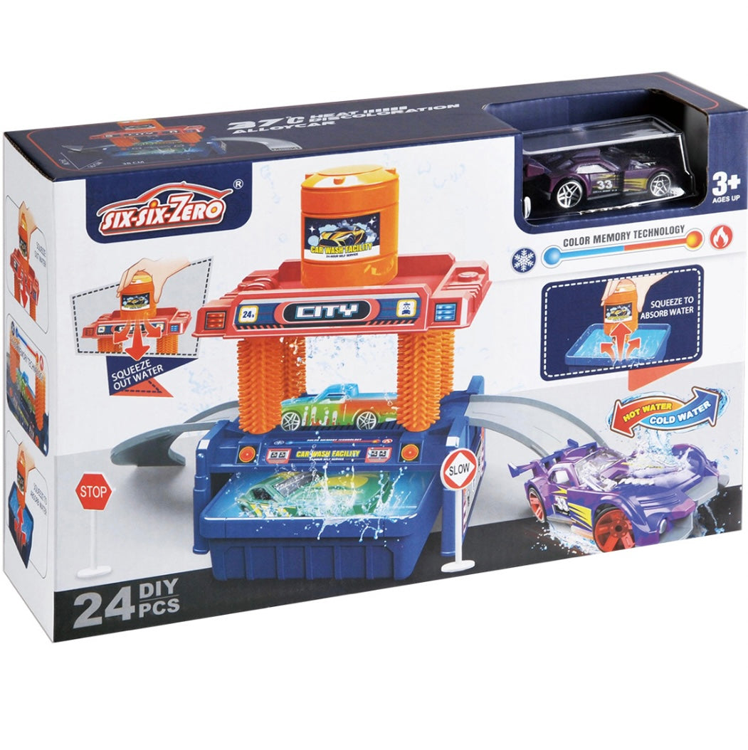Six-Six-Zero City Car Wash Set toy