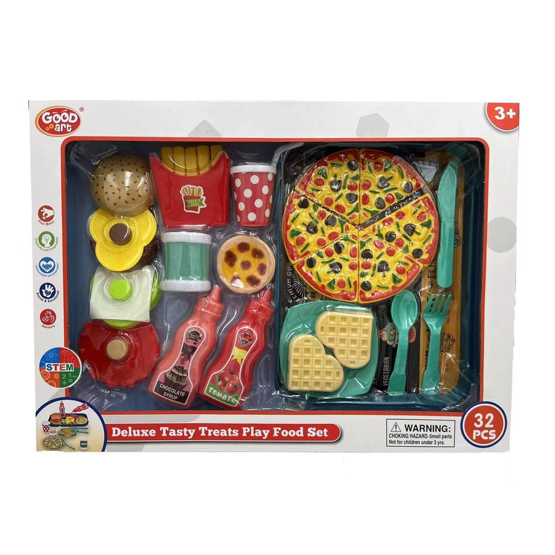 DELUXE TASTY TREATS PLAY FOOD SET