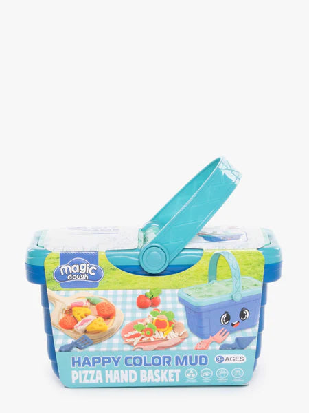 Magic Dough Happy Color Mud Pizza Hand Basket