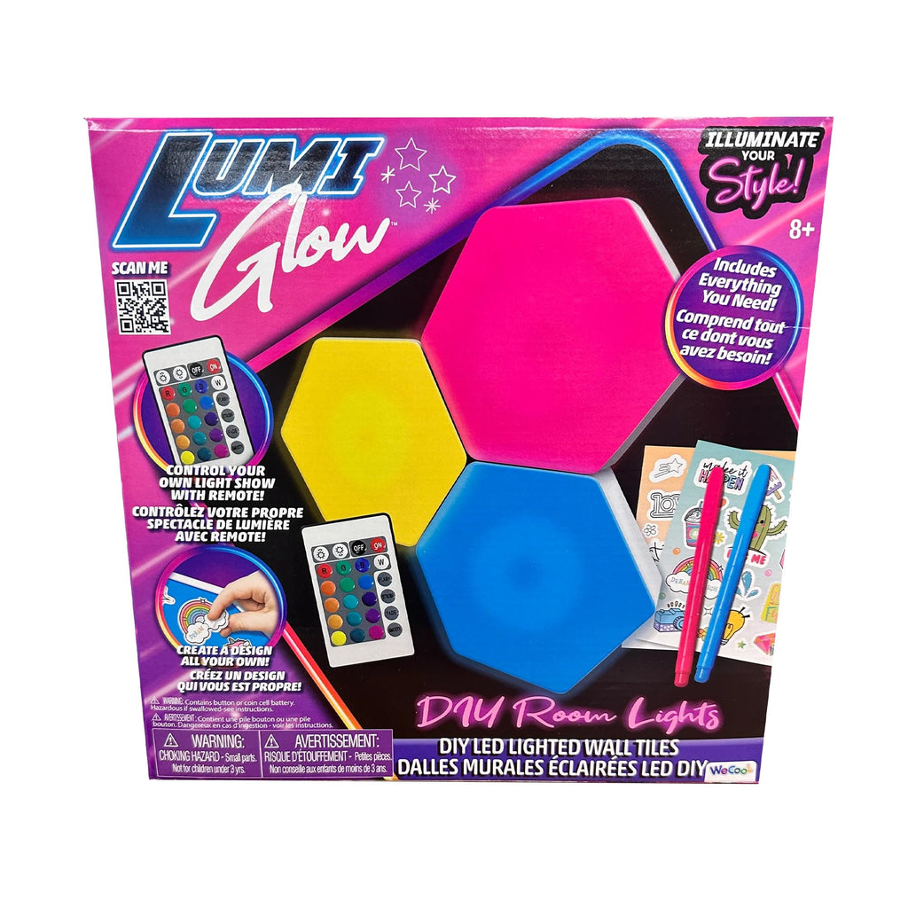 LumiGlow DIY LED Lighted Wall Tiles