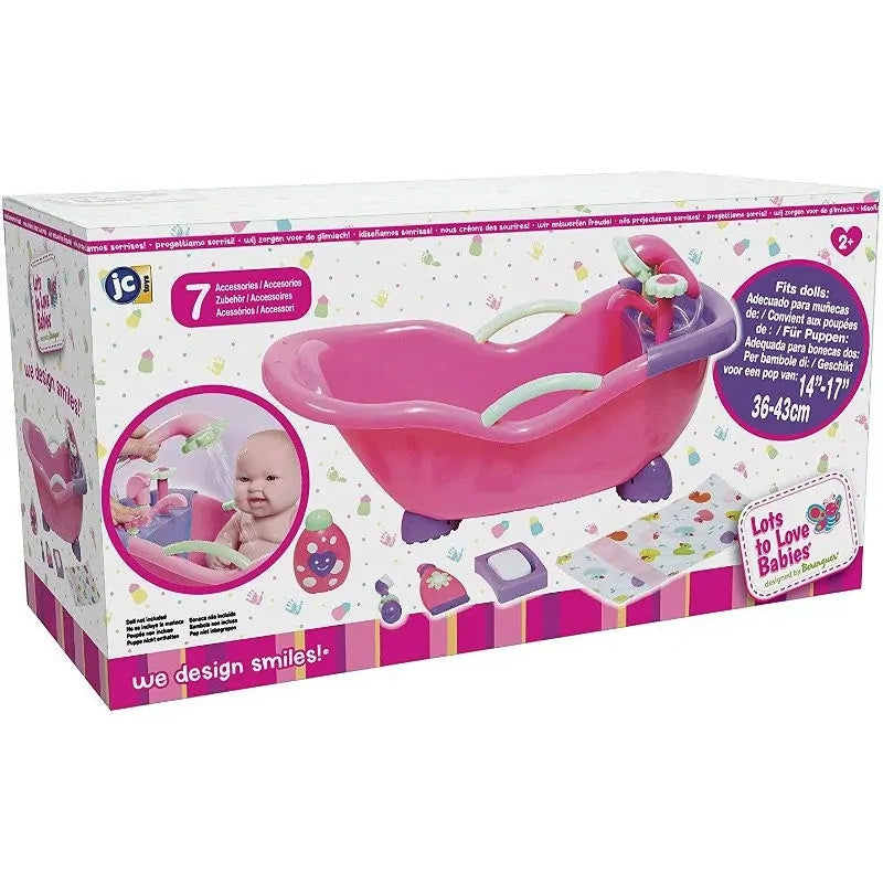 Lots to Love Babies doll and bathtub set