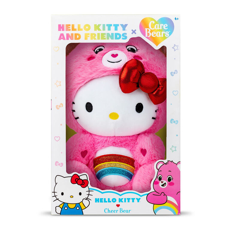 Hello Kitty and Friends x Care Bears Cheer Bear plush toy