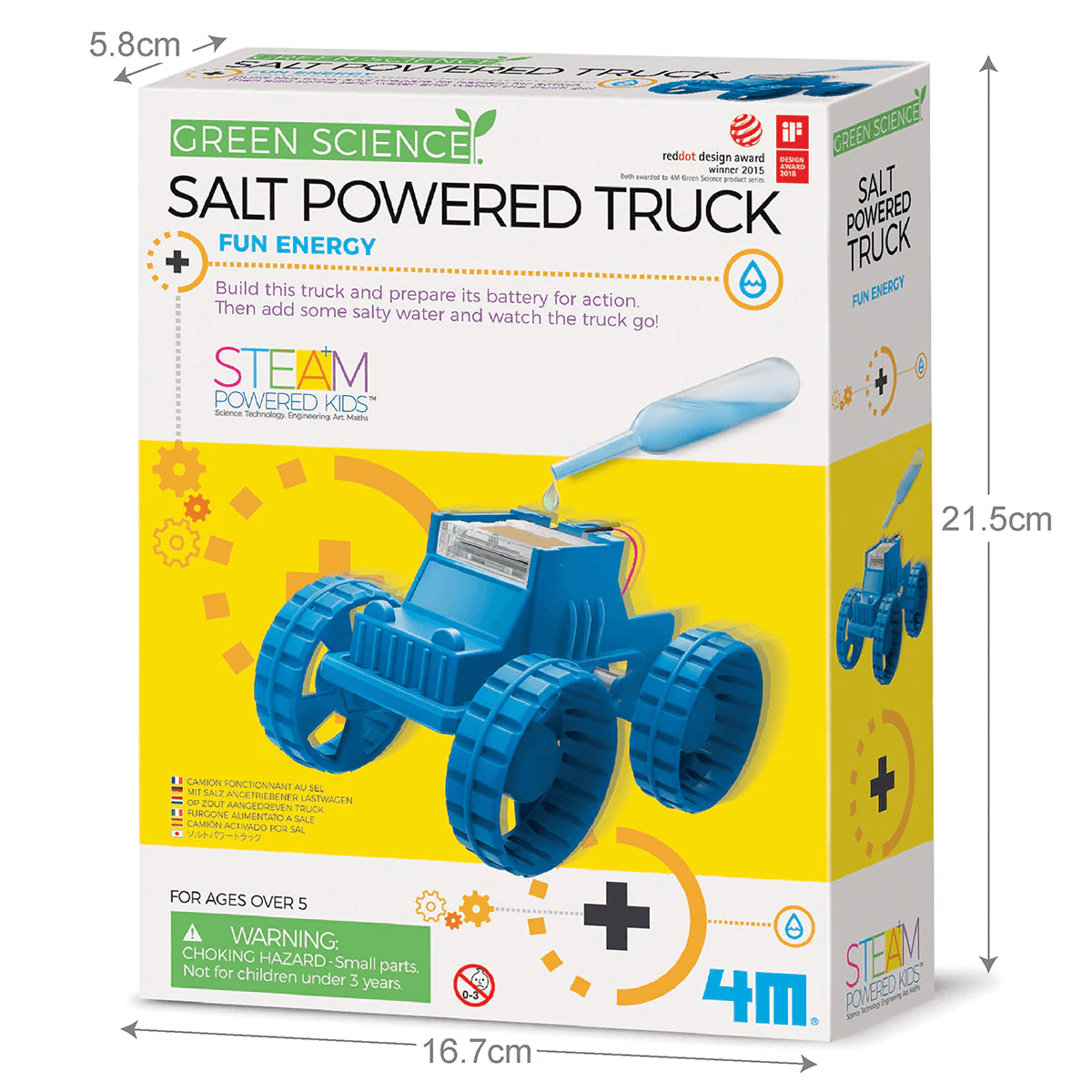 4M Green Science Salt Powered Truck