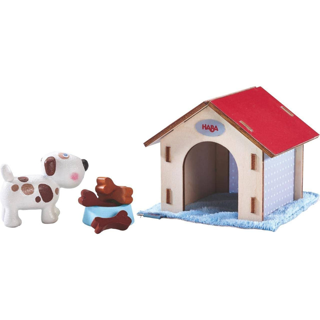 HABA Little Friends Dog Lucky with Doghouse toy set