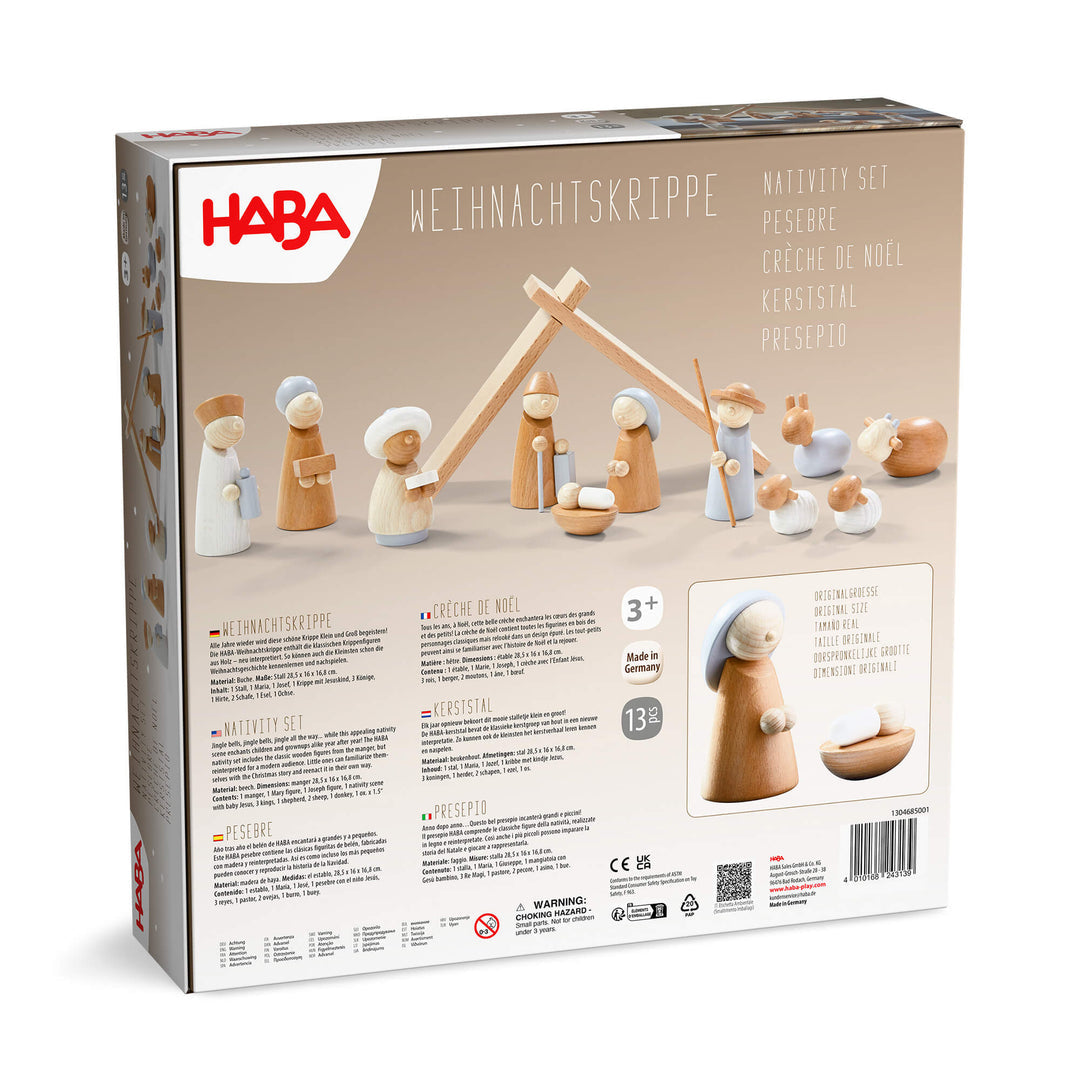 HABA Natural Wood Nativity Set