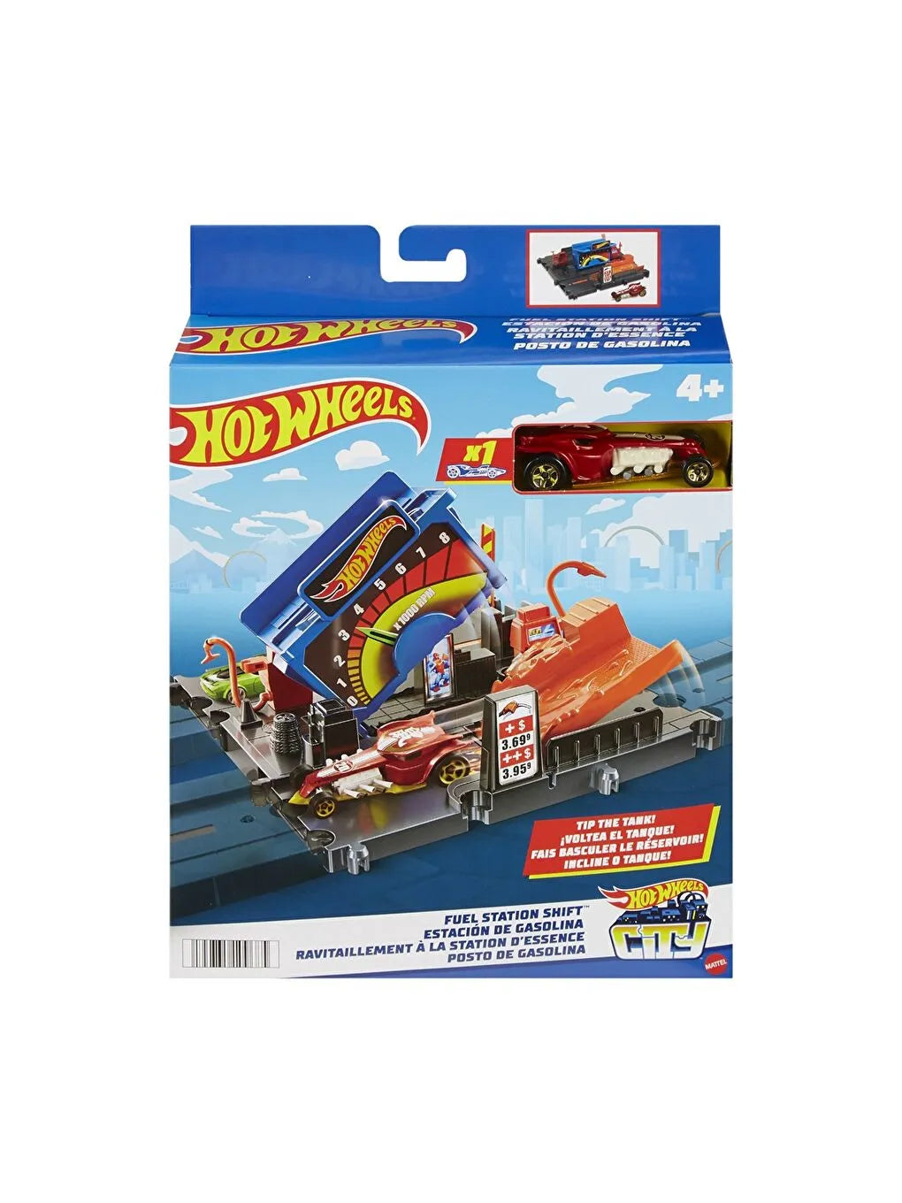 Hot Wheels City Fuel Station Shift Track Set