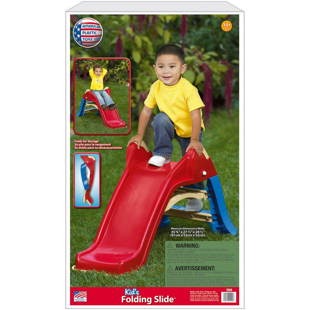 American Plastic Toys Folding Slide