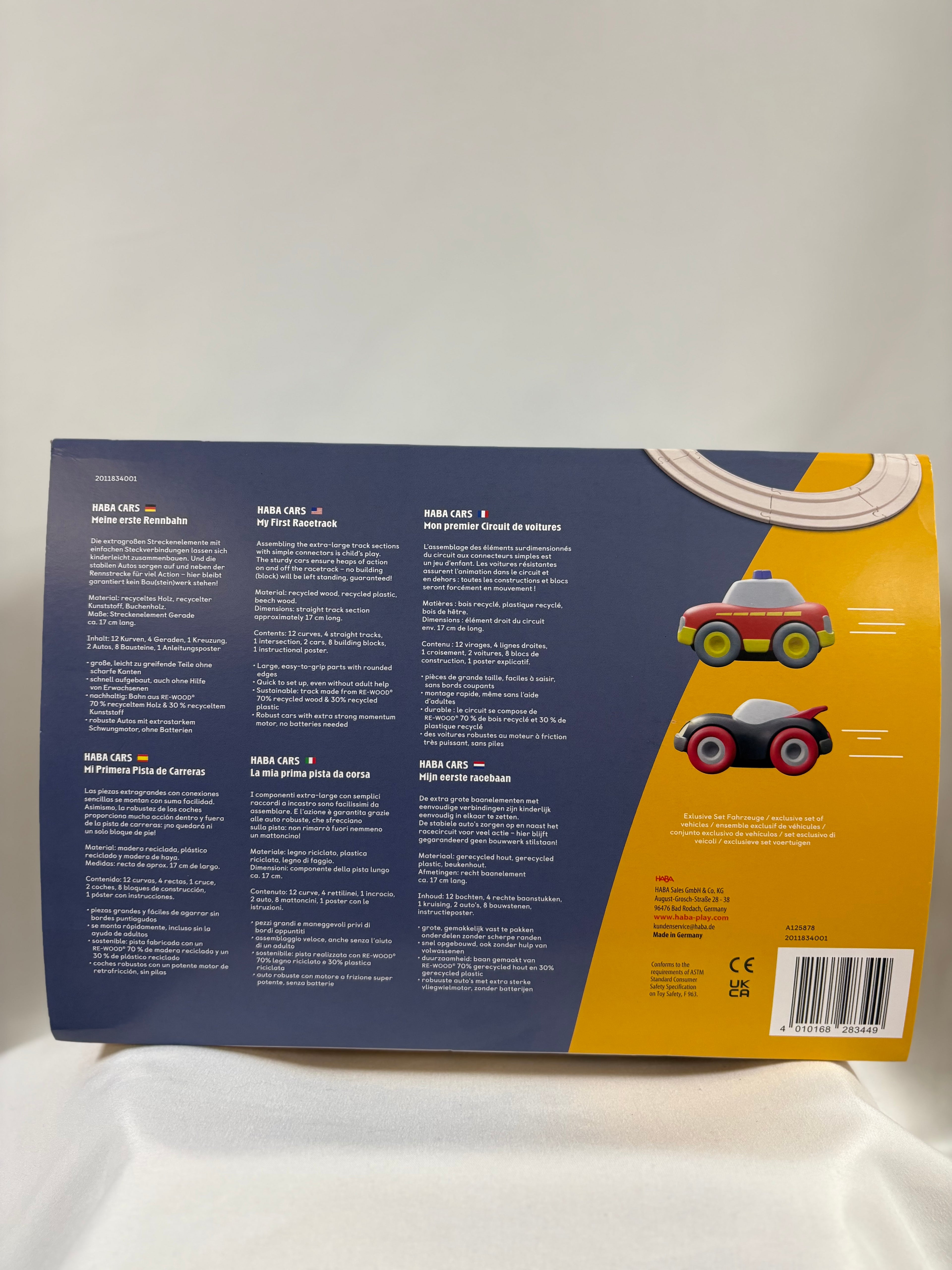 HABA CARS MY FIRST RACETRACK