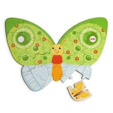 HABA 2-in-1 Butterfly Wooden Puzzle