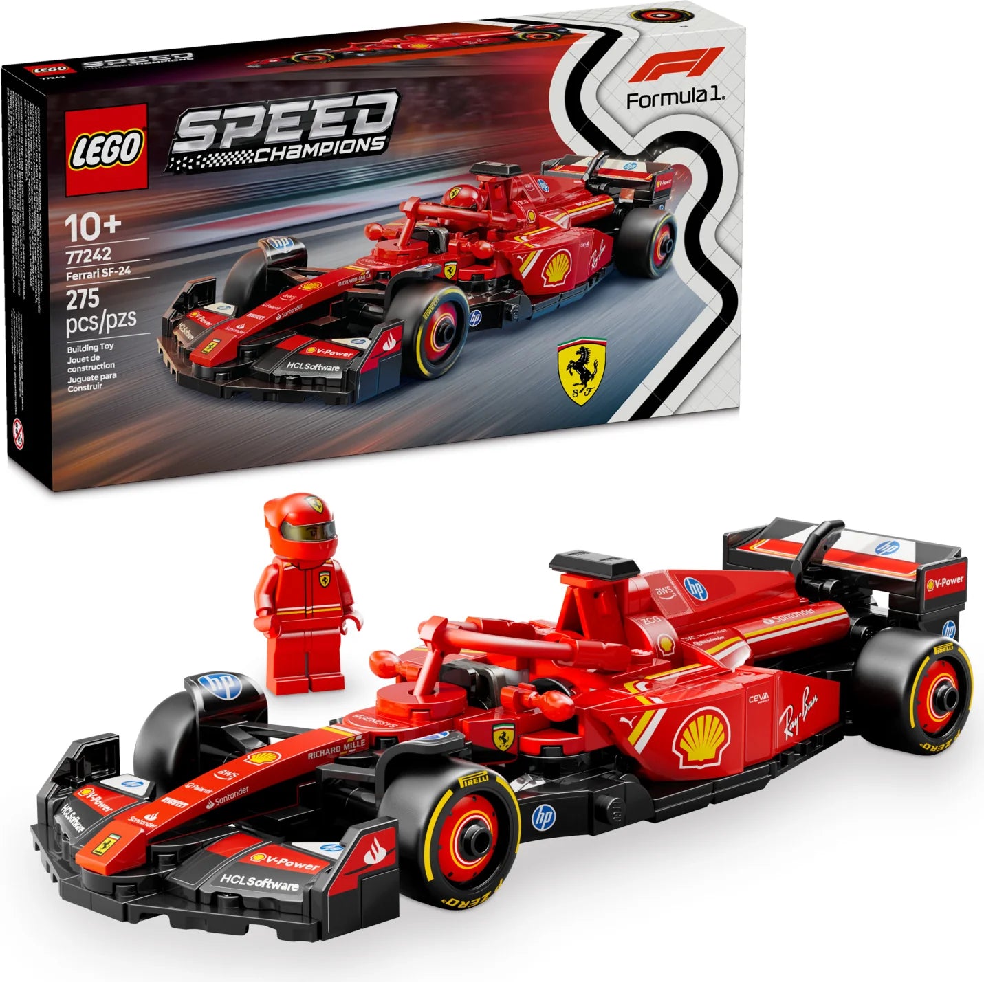 LEGO Speed Champions Ferrari SF-24 F1 Race Car