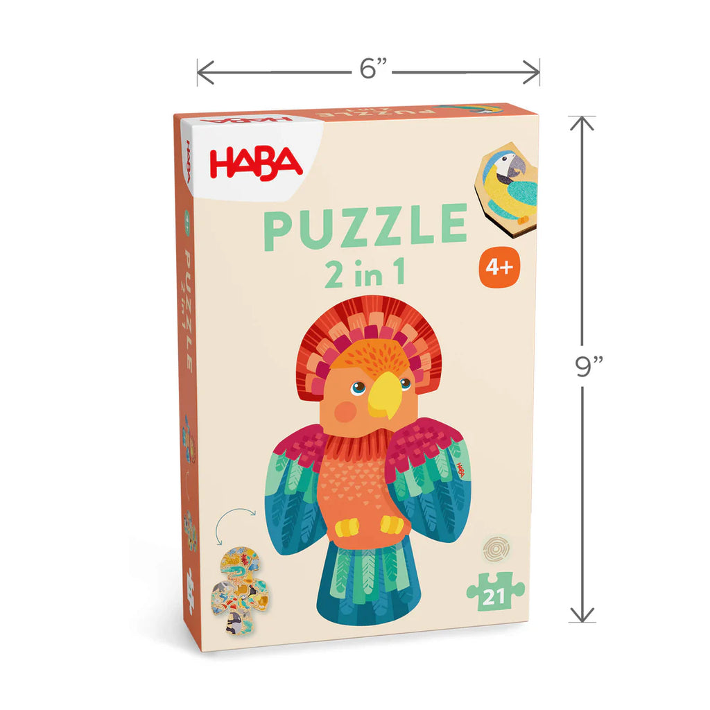 HABA Parrot 2-in-1 Wooden Puzzle